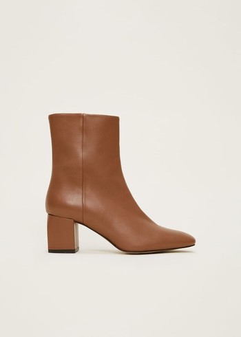 Phase Eight Heeled Boots Brown Australia | NH4689371